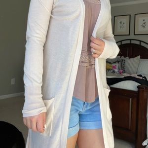 Light cardigan sweater